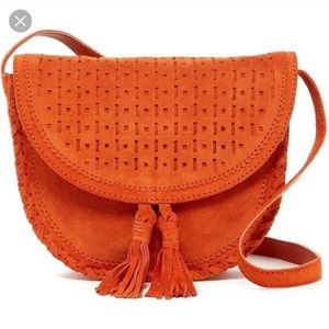 Shiraleah Emma Mini Suede Saddle Crossbody Bag